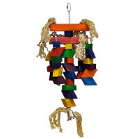 Colored Blocks Bird Toy - Large
